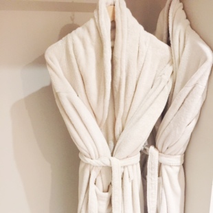 bathrobes at a hotel